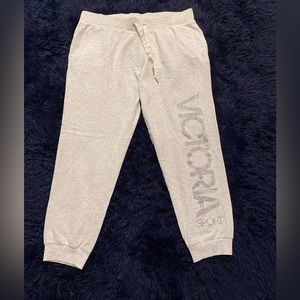 Victoria secret sport sweatpants , size L, NO smoke/smells/pets